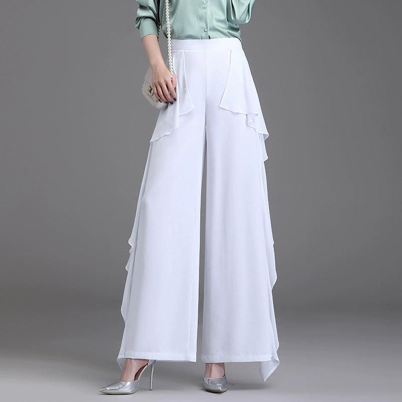 Chiffon Wide-Leg Culottes for Women – Summer Style - ClubOn