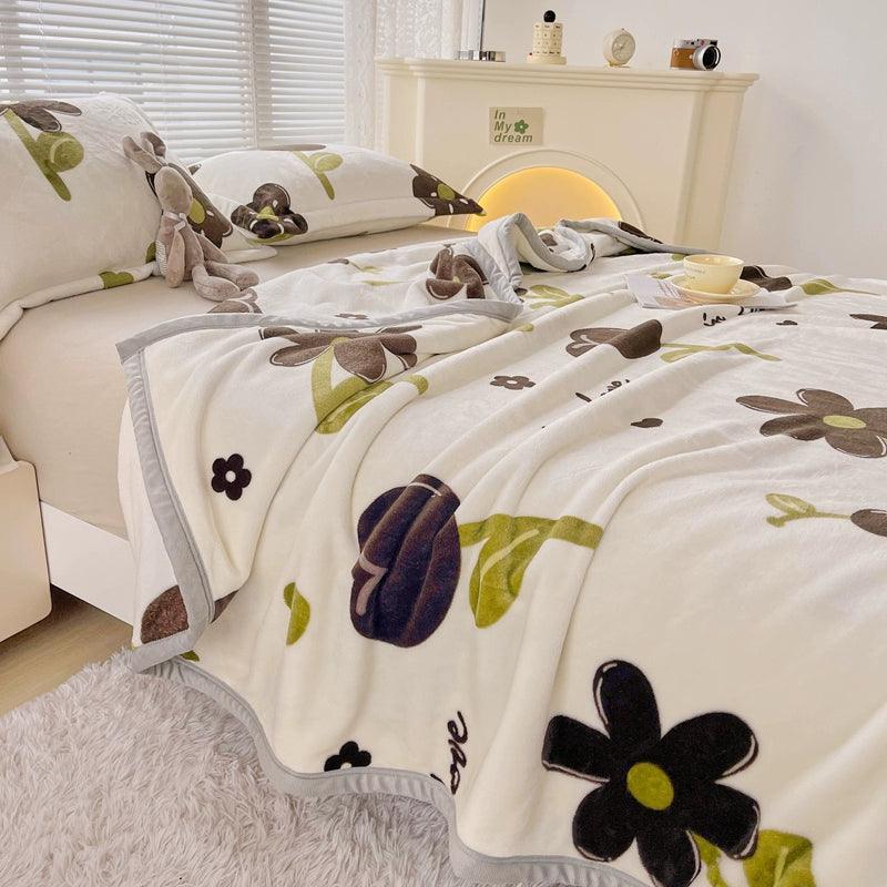 Milk Fleece Blanket – Soft & Cozy Winter Throw - ClubOn