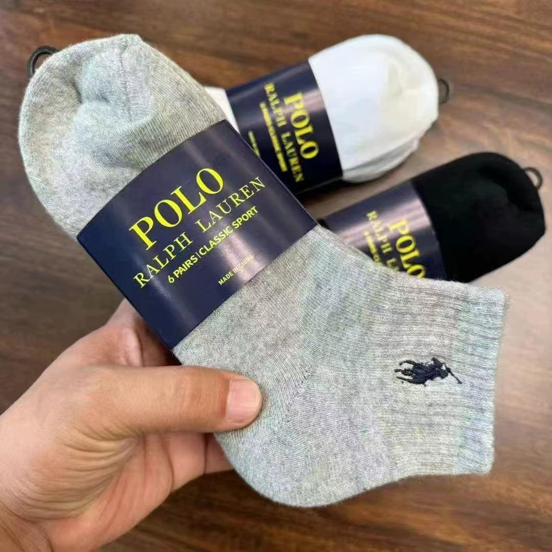 Classic Embroidered Pony Socks – Couple Style Towel-Bottom Knitted Socks - ClubOn