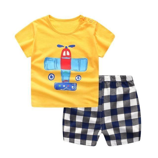 Boys Baby T-Shirt & Shorts Set – Cool Summer Styles - ClubOn