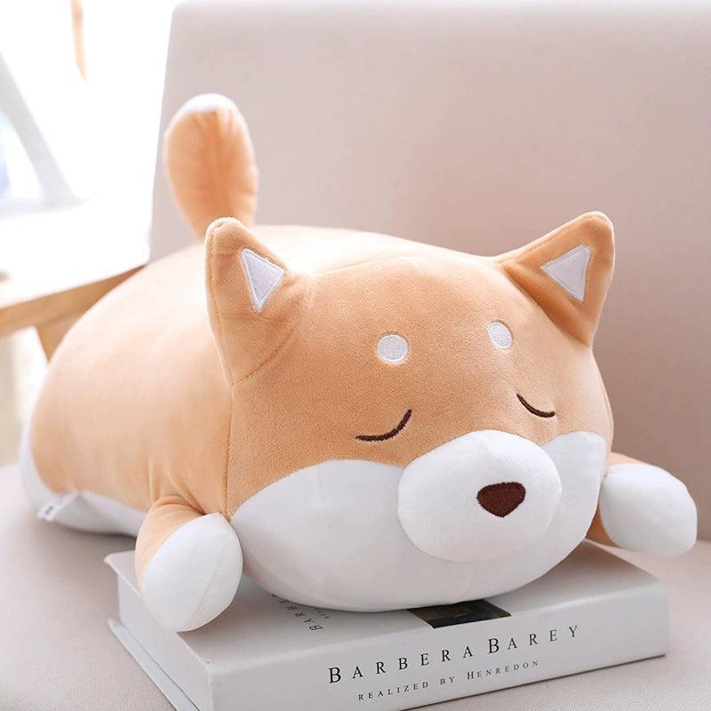 Soft Shiba Inu Plush Toy – Tummy Dog Pillow with Down Cotton - ClubOn
