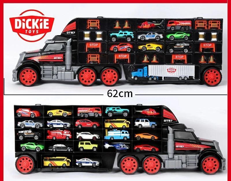 German DICKIE Large Container Alloy Car Set – Storage & Play Toy for Boys - ClubOn