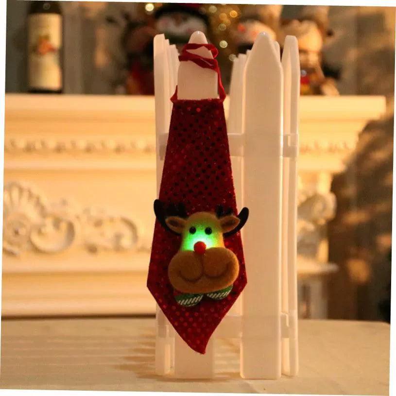 Creative Christmas Sequin Tie – Holiday Tree Décor & Gifts - ClubOn