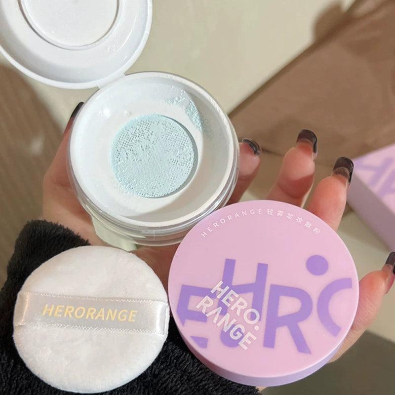 HERORANGE Light Mist Loose Powder - Long-Lasting Makeup Finish - ClubOn