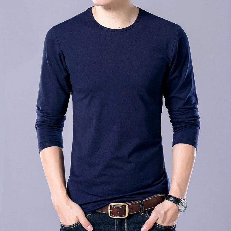 Men's Long Sleeve T-Shirt – Fashion Shirt Top for Men, Casual Wear - ClubOn