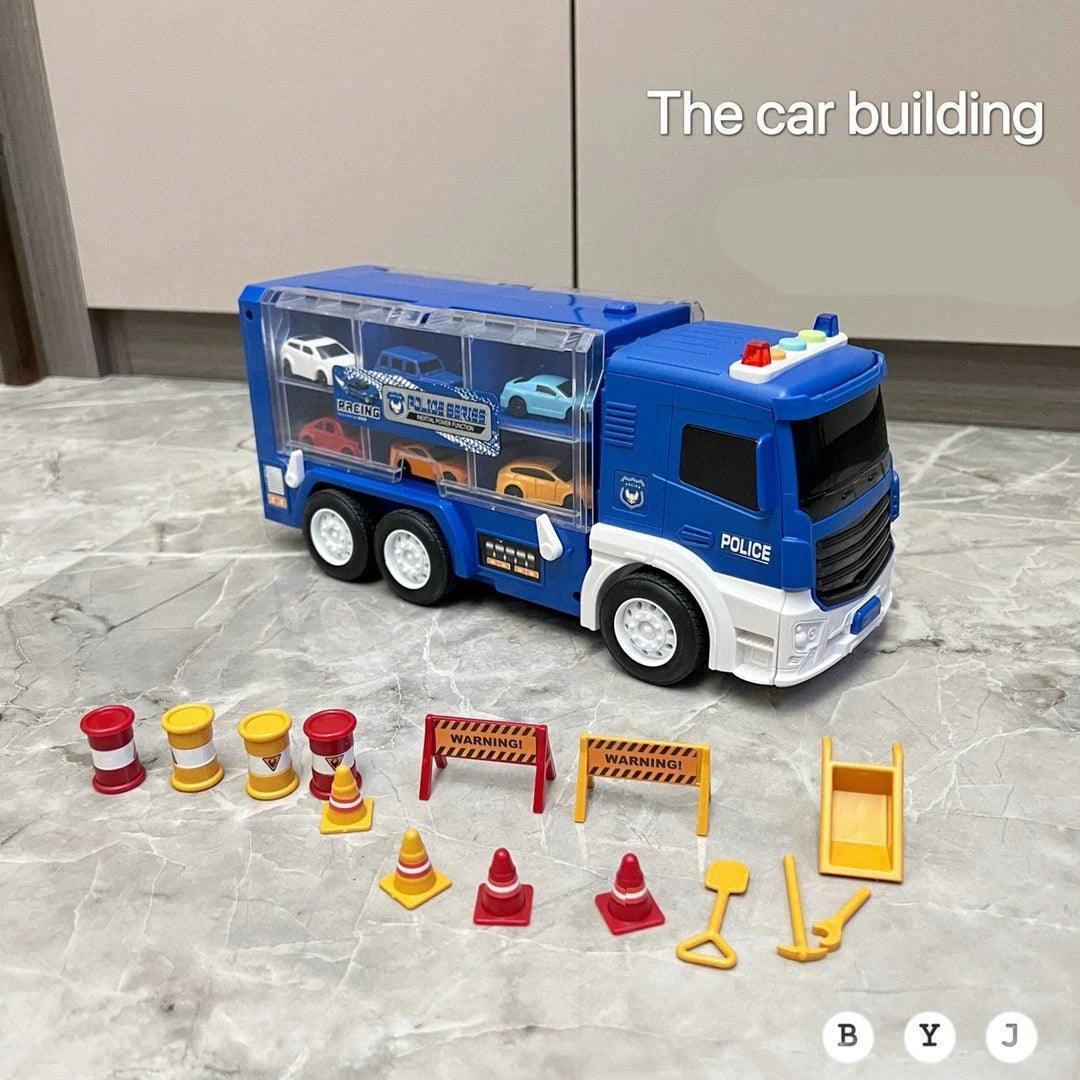 Two-in-One Track Car Building Deformation Toy – Multifunctional Model - ClubOn