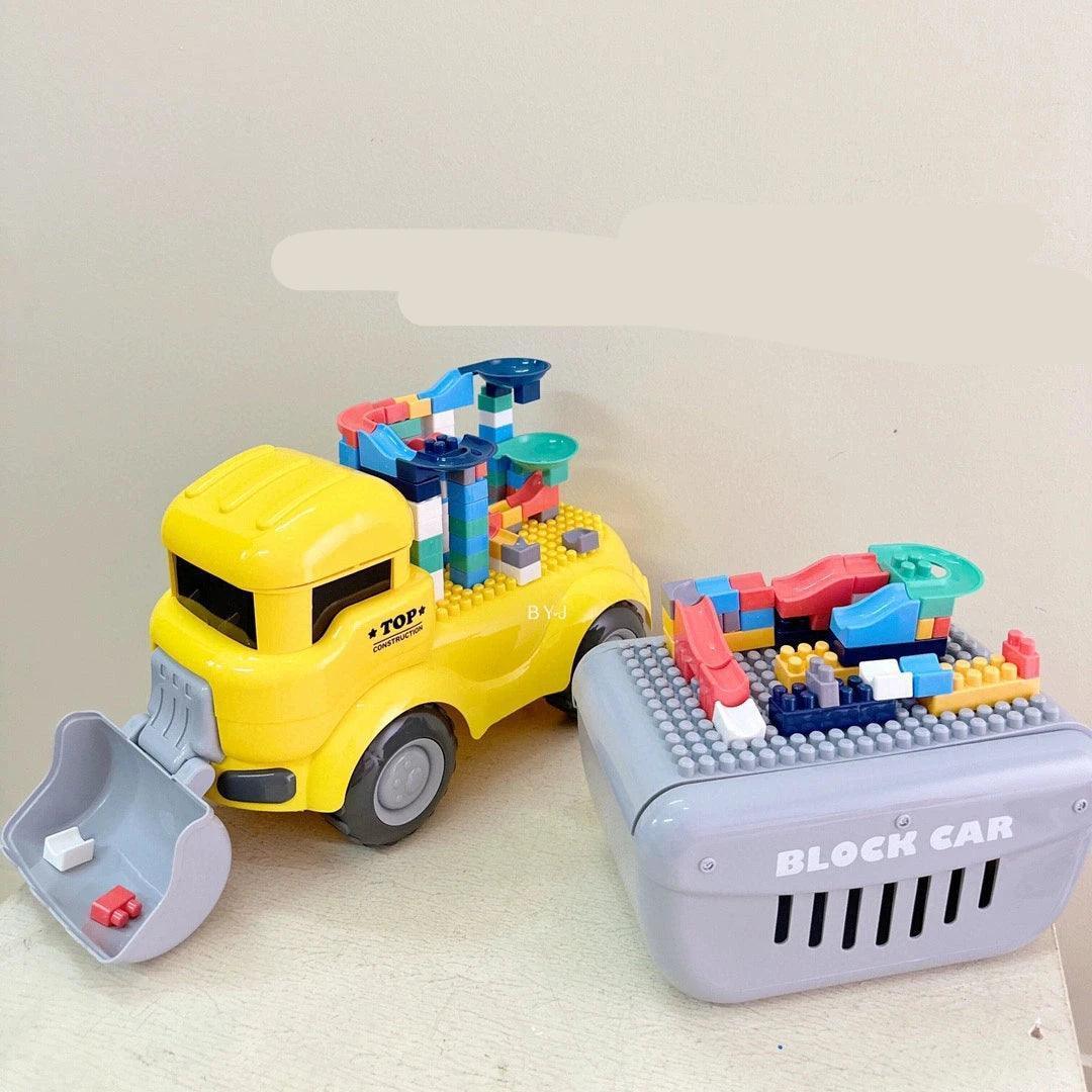 Mr. Man Engineering Building Block Car Toy – Sliding Storage Box - ClubOn