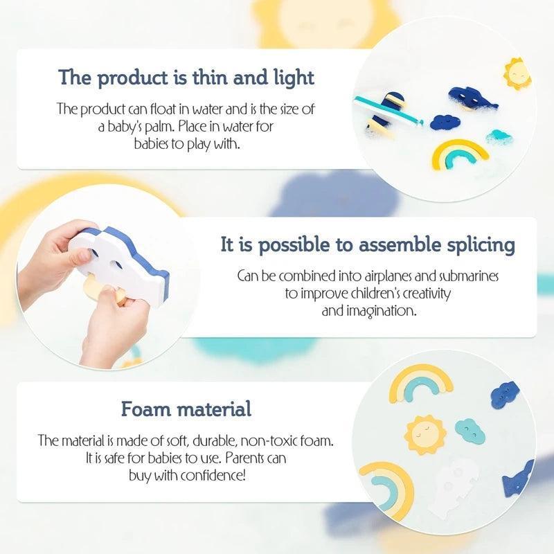 Children's Bathroom Stickers - Educational Bath Toys for Kids - ClubOn