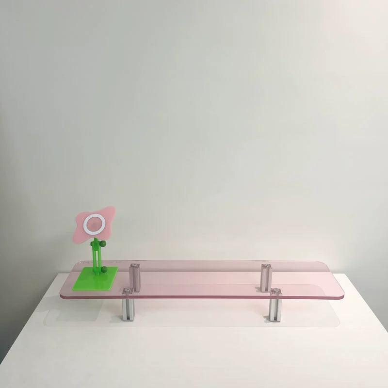 Transparent Acrylic Monitor Stand - Heightening Support Shelf - ClubOn