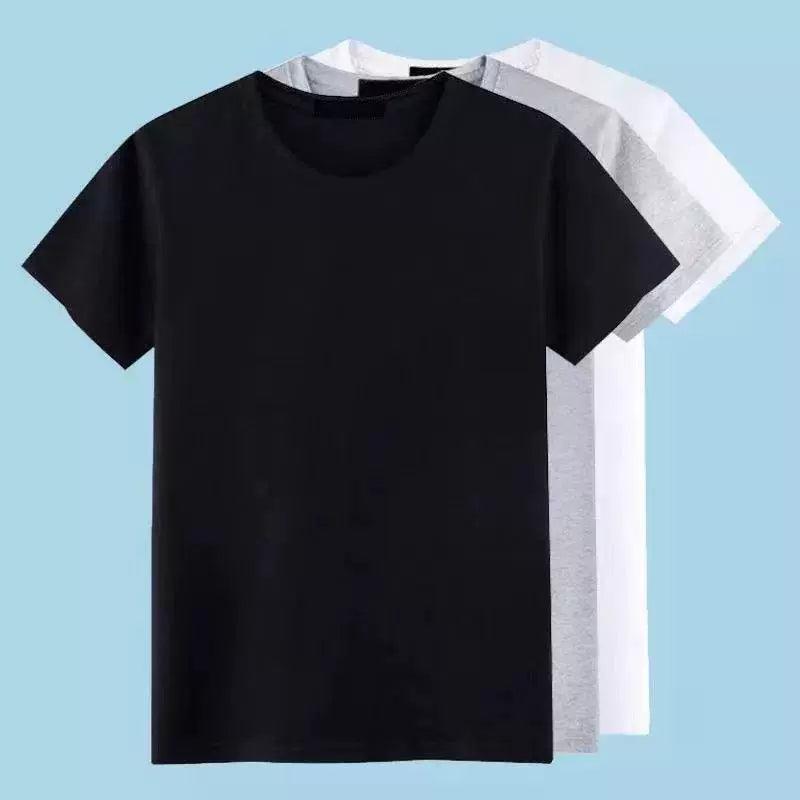 Men's Short Sleeved T-shirt – Solid Color Casual Top - ClubOn