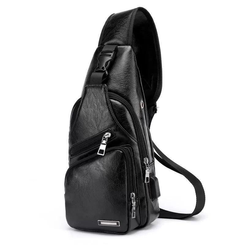 Men's Chest Bag Sling Bag – Travel Design, Crossbody Messenger Bag - ClubOn