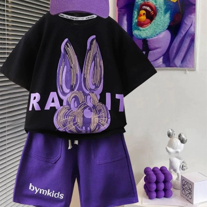 Children’s Rabbit Street Suit – Trendy Summer Outfit - ClubOn