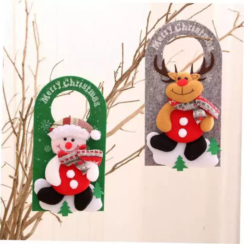 Cartoon Christmas Tree Door Hanging – Holiday Decoration - ClubOn