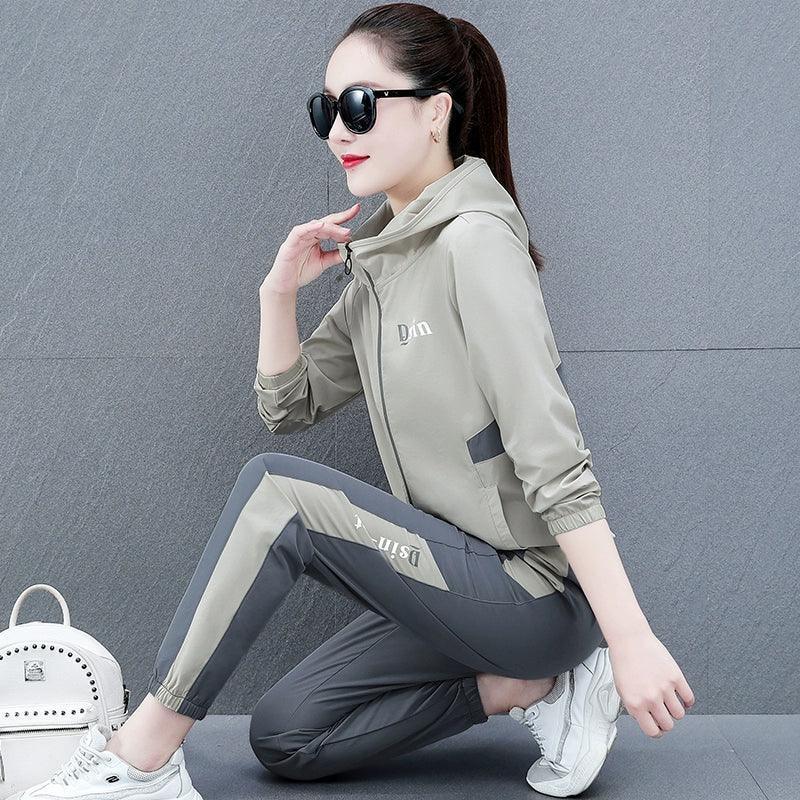 Women's Travel Fitness Two-Piece Sports Suit - ClubOn