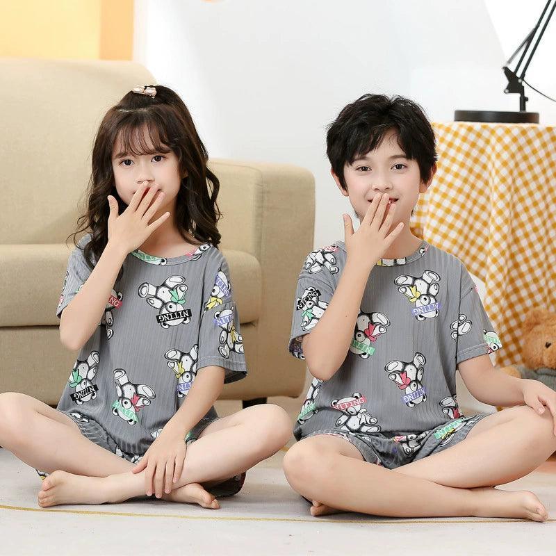 Boys & Girls Cartoon Pajama Sets - Sleepwear - ClubOn