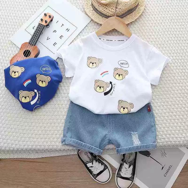 Boys & Children's Summer T-Shirt Short-Sleeved Suit Set - ClubOn