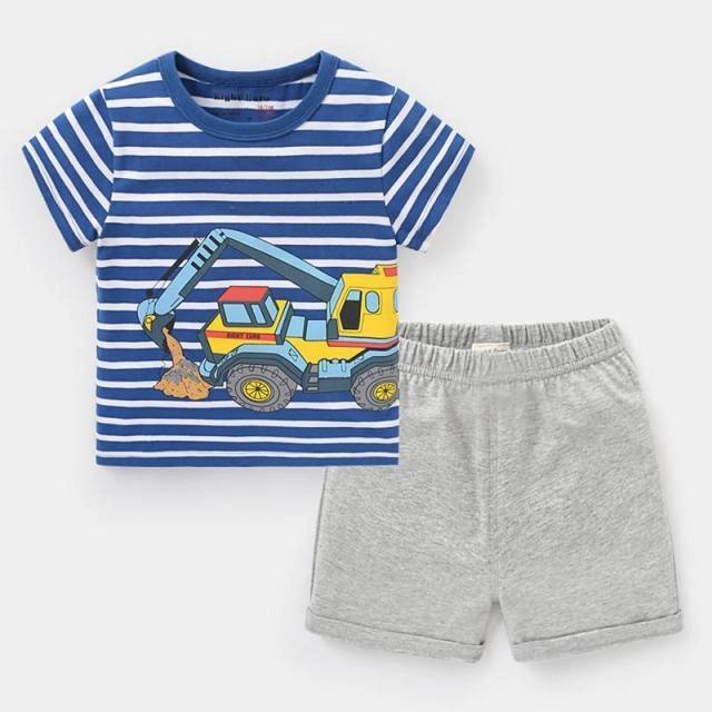 Boys Baby T-Shirt & Shorts Set – Cool Summer Styles - ClubOn