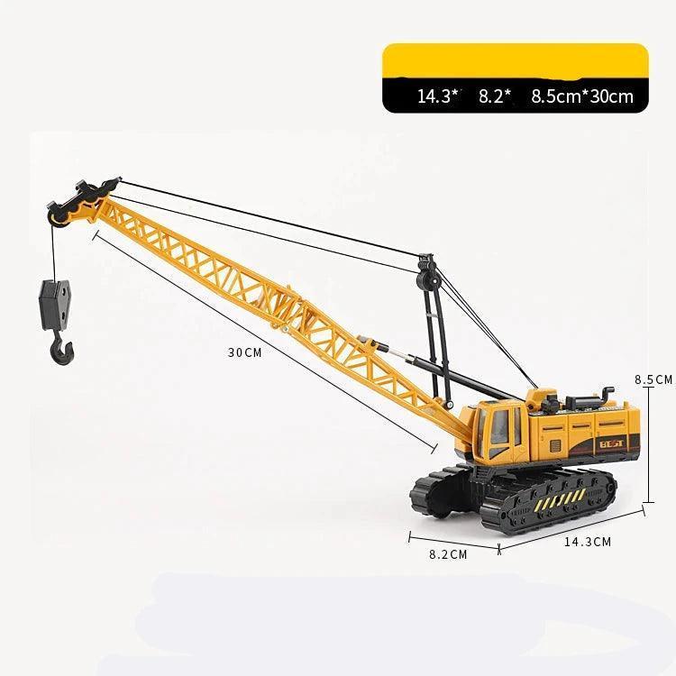 Engineering Vehicle Toy Set – Crane, Dumper & Inertia Cars for Boys - ClubOn