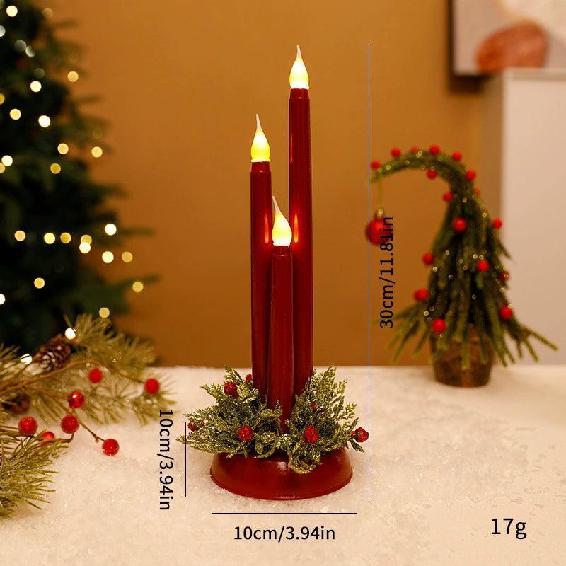 Electronic Candle Simulation – Hot Selling Christmas Props - ClubOn
