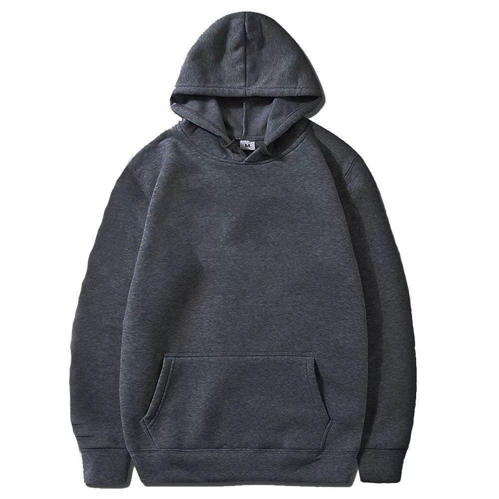 Men's Pullover Hoodie – Classic Black Hoodie for Casual Wear - ClubOn