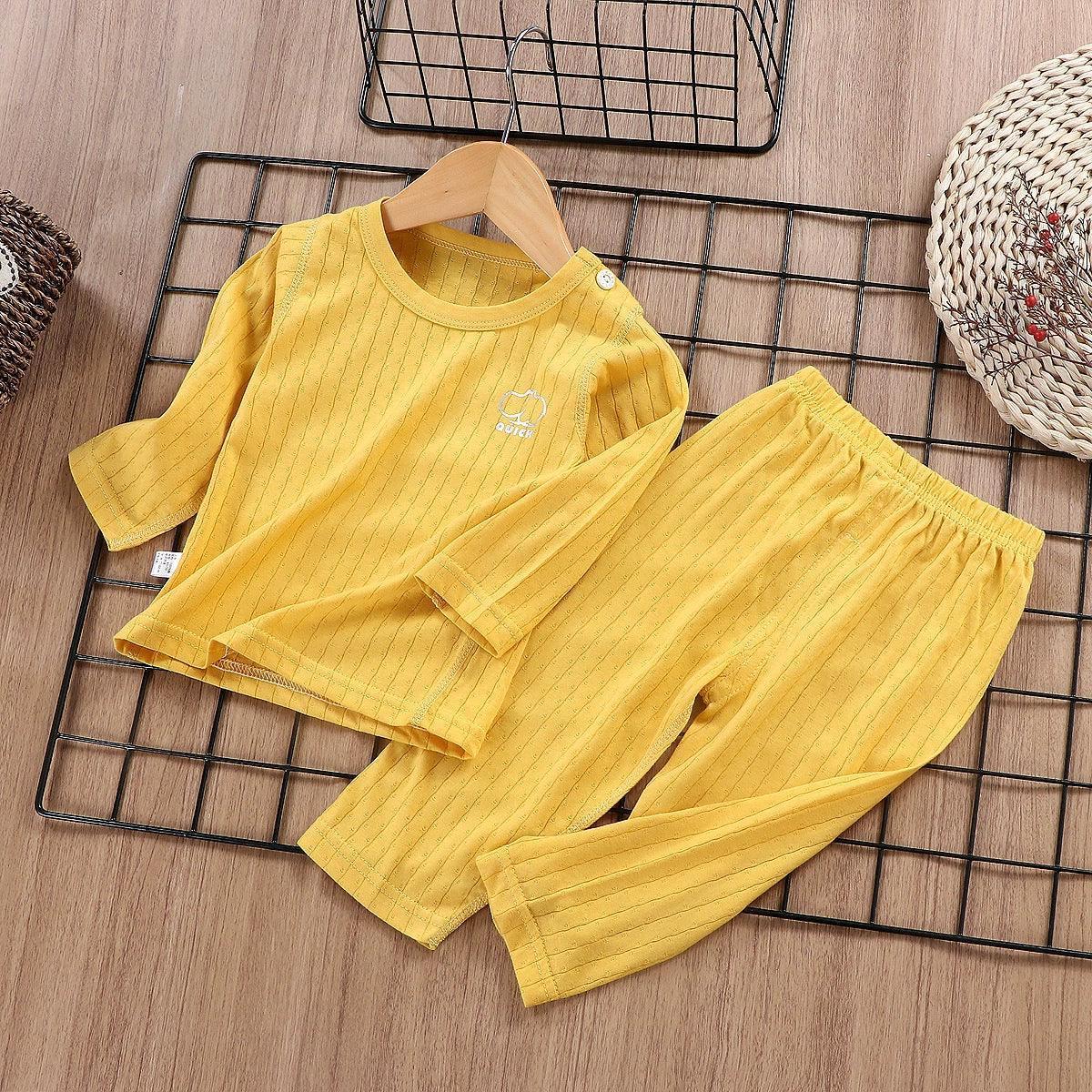 Children's Cotton Pajama Set - Boys' Pants and Top - ClubOn