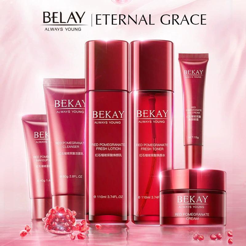 French Bilin Red Pomegranate 6-Piece Skin Care Set - ClubOn