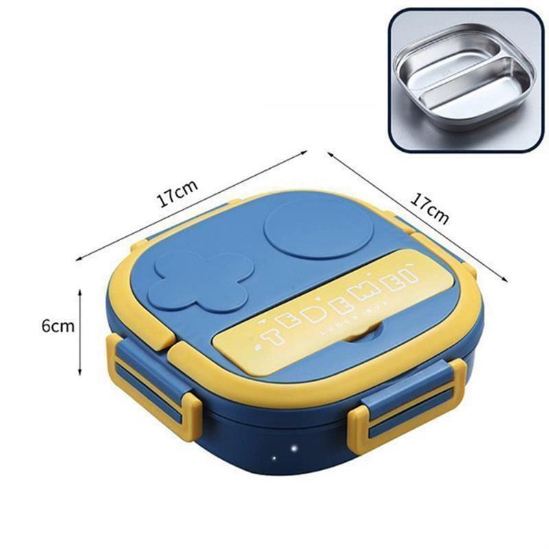 Portable 304 Stainless Steel Kids Lunch Box with Bag - ClubOn