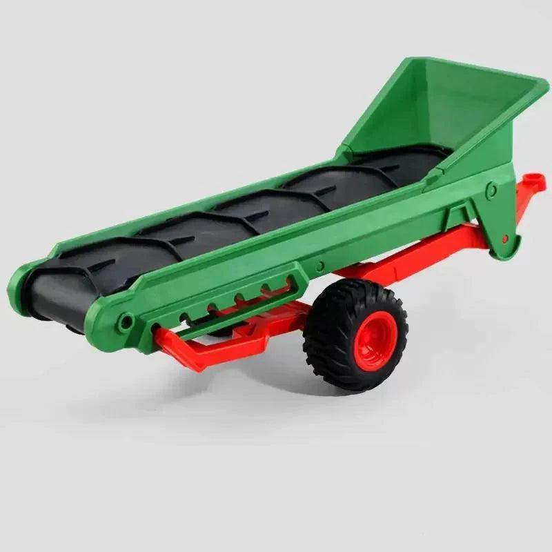 Tractor Toy Car Model with Trailer & Accessories – Kids’ Simulation Toy - ClubOn