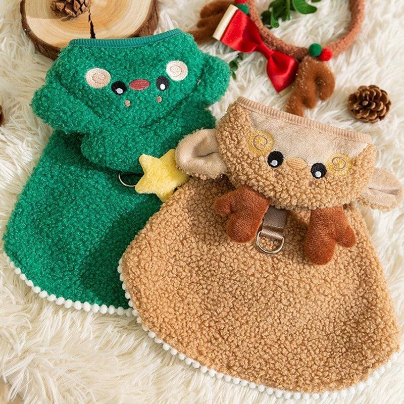 Christmas Puppy Dog Clothes for Small Dogs – Teddy, Bichon, Schnauzer (Autumn & Spring) - ClubOn