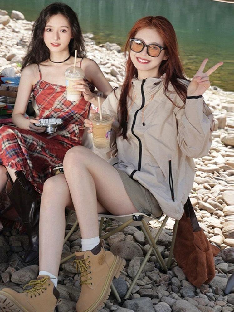 Women's Ice Silk Sun Protection Cardigan Jacket - ClubOn