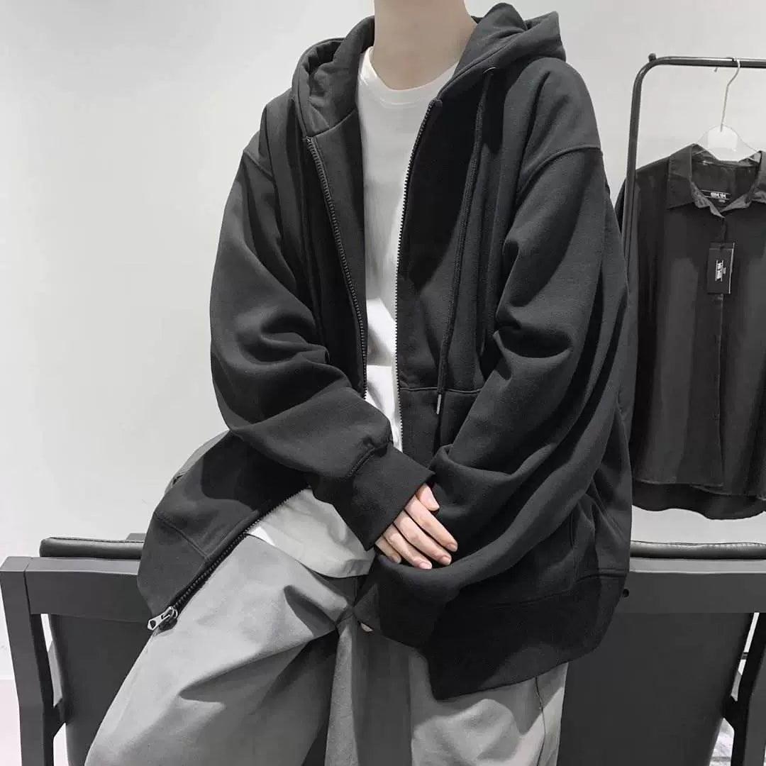 Men’s Winter Zip-Up Hoodie Plus Size Hoodie for Casual Wear - ClubOn