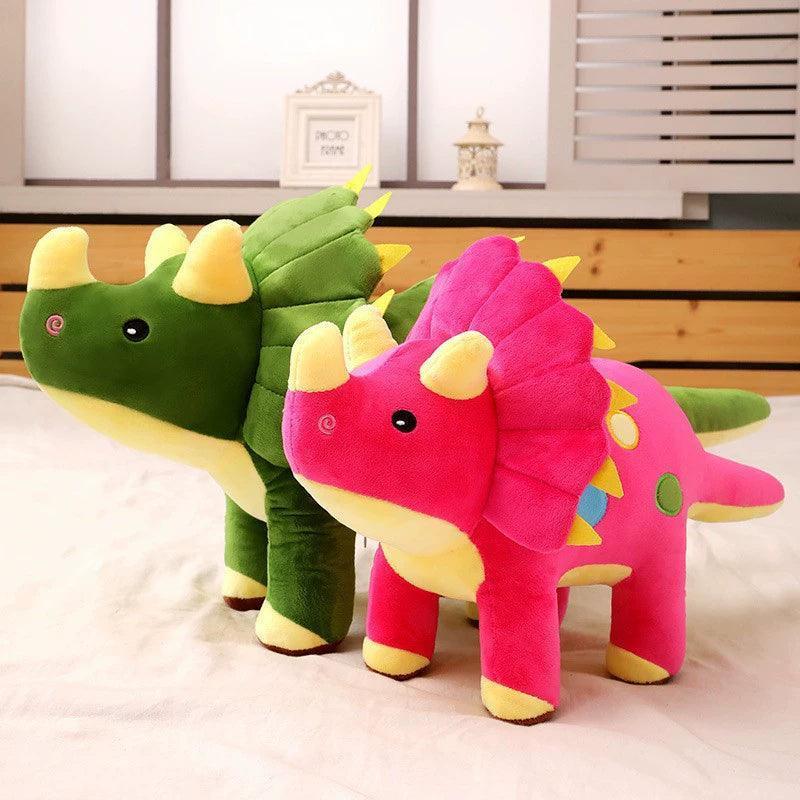 Creative Cute Triceratops Stegosaurus Plush Toy - Soft Dinosaur - ClubOn