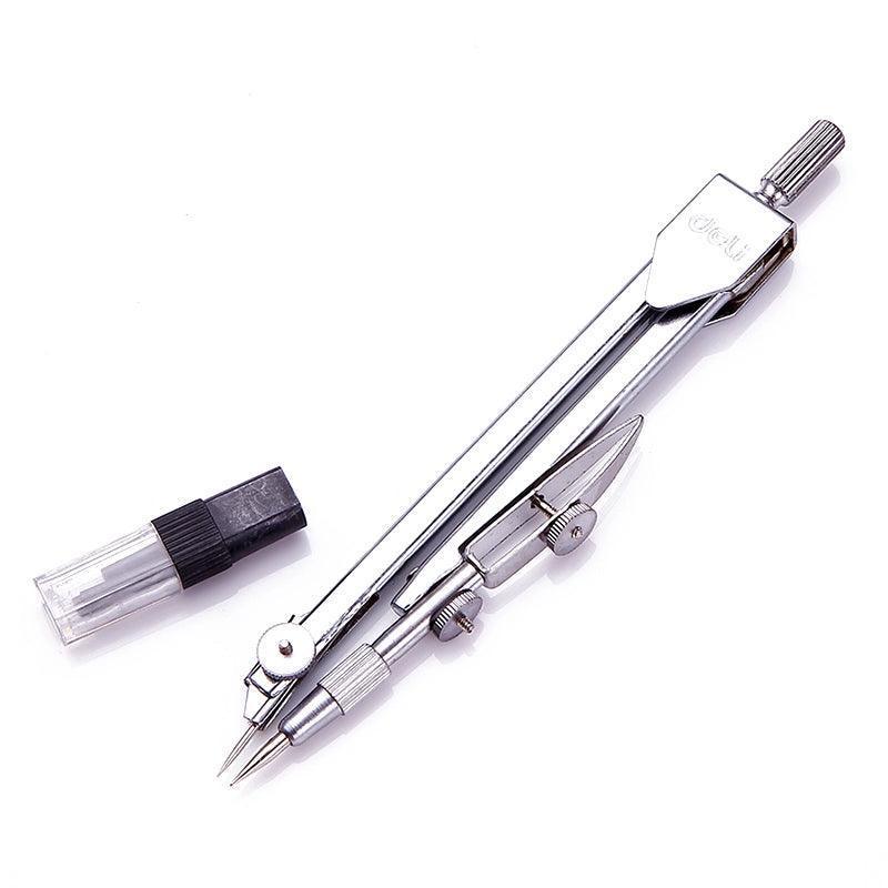 Stainless Steel Drawing Compass - Math Geometry Tool for Students - ClubOn