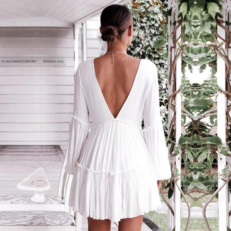 Elegant Sexy Summer Shirt Dresses for Women | Office Long Blouse - ClubOn