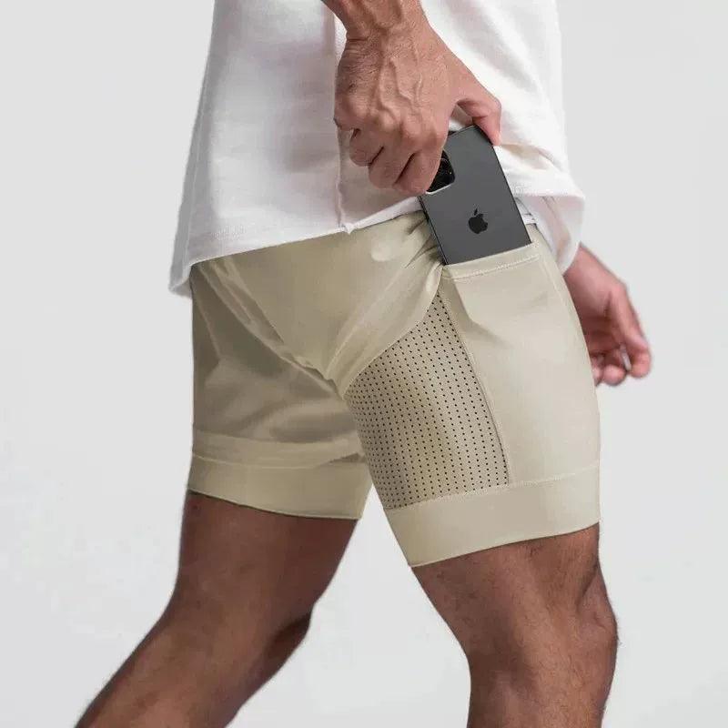 Men’s 2-in-1 Sports Running Shorts - ClubOn