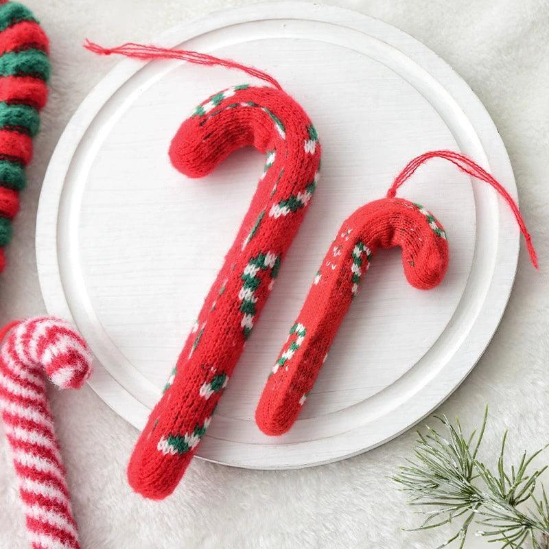 Christmas Yarn Weaving Crutches – Handmade Holiday Decorations - ClubOn