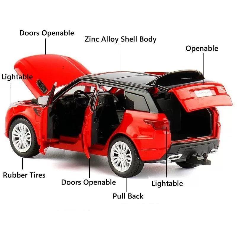 Land Rover Range Rover Sport Toy Car SUV Miniature Model JKM - ClubOn