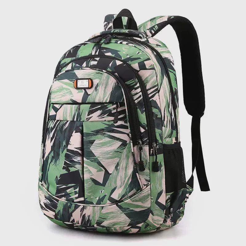 Large Capacity Backpack | Colorful Print School Bag for Teens - ClubOn