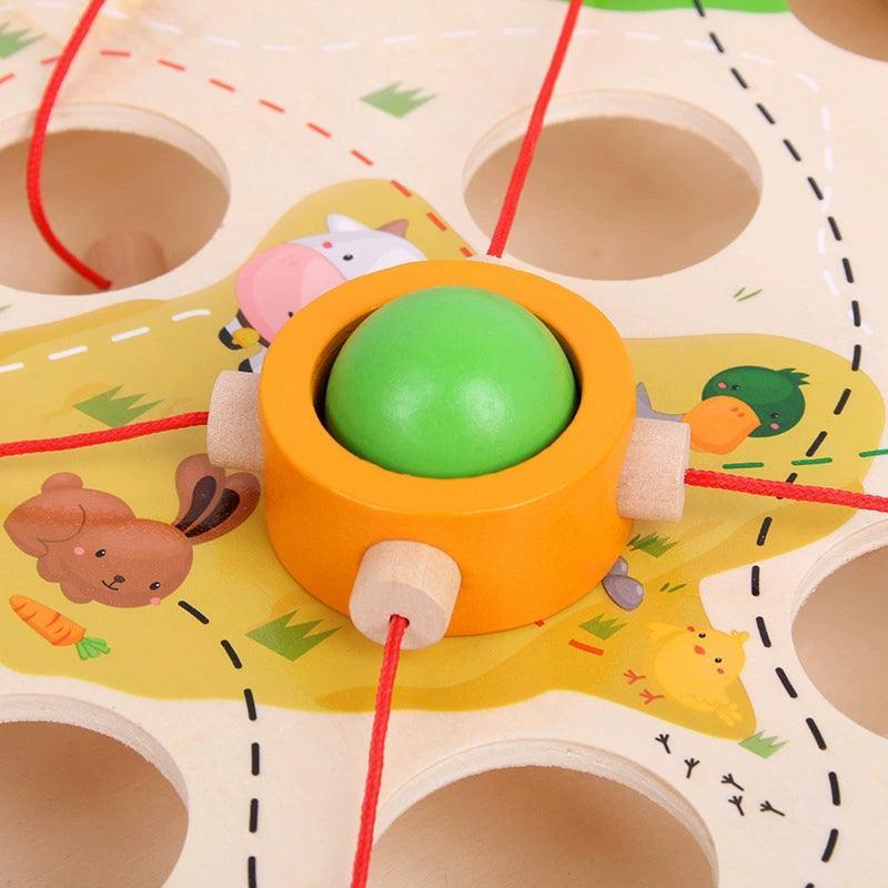 Kids Table Game – Pull and Put the Ball Skill Challenge - ClubOn