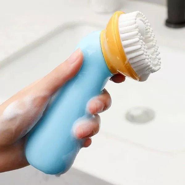 Pet Bath Brush - Grooming & Massage Tool for Cat Bathing and Cleaning - ClubOn