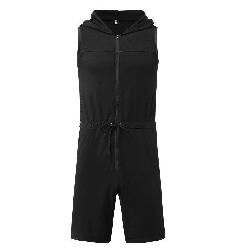 Men’s Casual Jumpsuit – Hooded Sports Outerwear, Sexy Trendy Style - ClubOn
