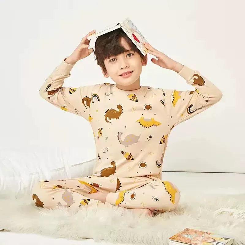 Autumn Long-Sleeved Pajamas for Boys & Girls - ClubOn
