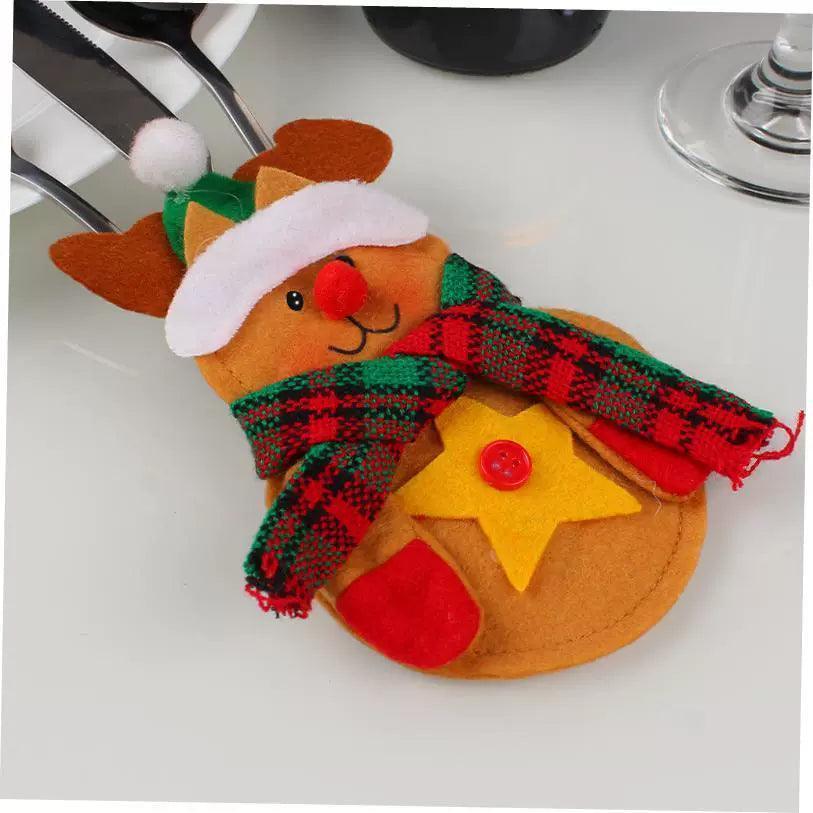 Christmas Knife & Fork Set – Festive Holiday Dinnerware - ClubOn