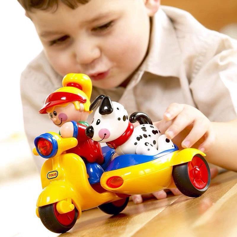 Tolo Baby Pull-Back Car – Interactive Kart Racer with Cartoon Character Doll - ClubOn