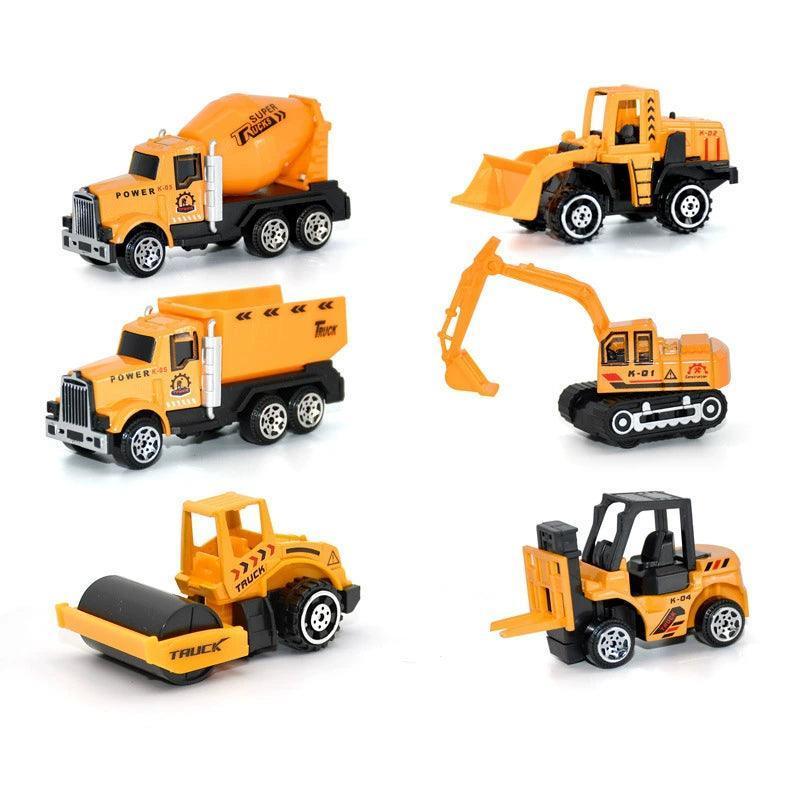 Small Alloy Car Toy Accessories – Engineering & Fire Truck Set - ClubOn