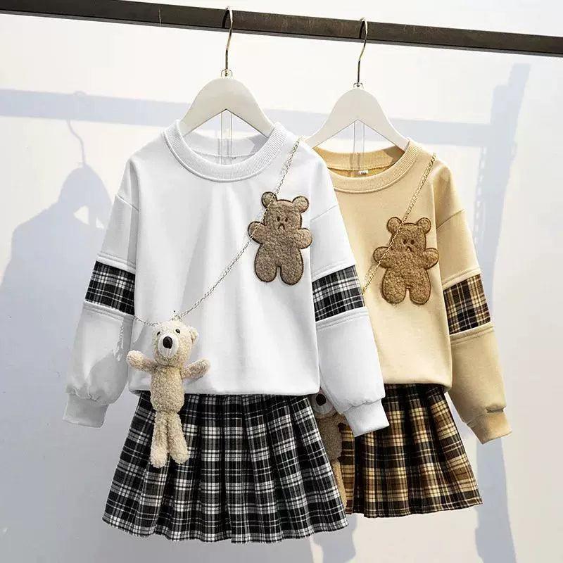 School Uniform Girls’ JK Suit – Cute Spring & Autumn Style - ClubOn