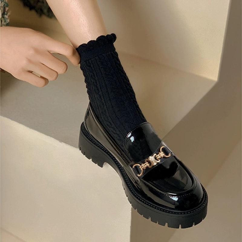 Genuine Leather Loafers for Women – Spring/Autumn 2024 - ClubOn