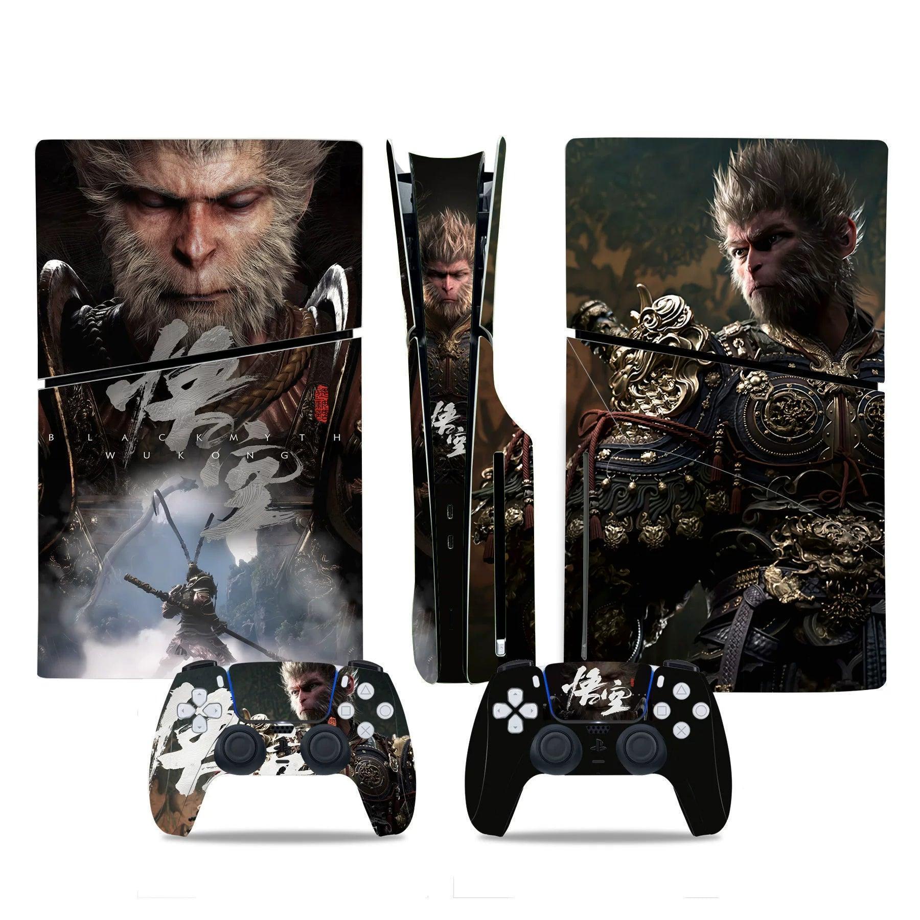 PS5 Slim Full Body Stickers - Black Myth Wukong Protective Skin - ClubOn