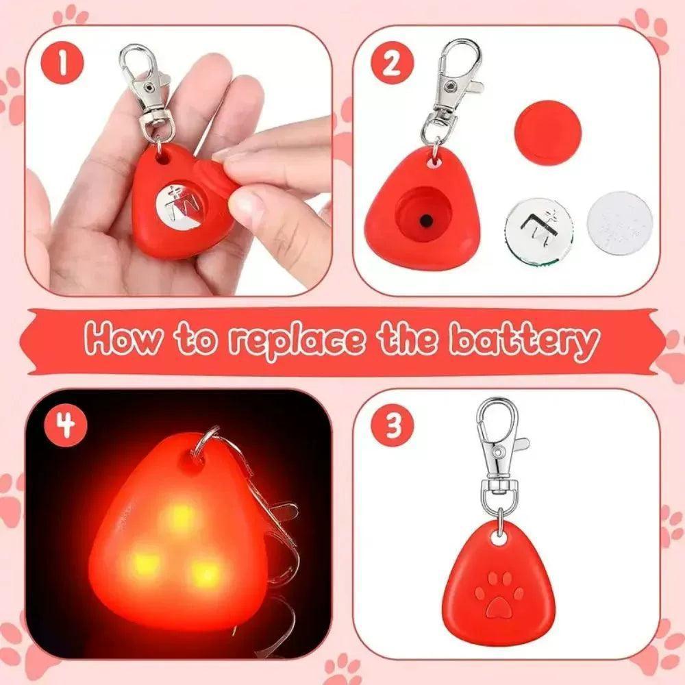 LED Pet Pendant Collar - Waterproof, Outdoor Safety Light for Dogs - ClubOn