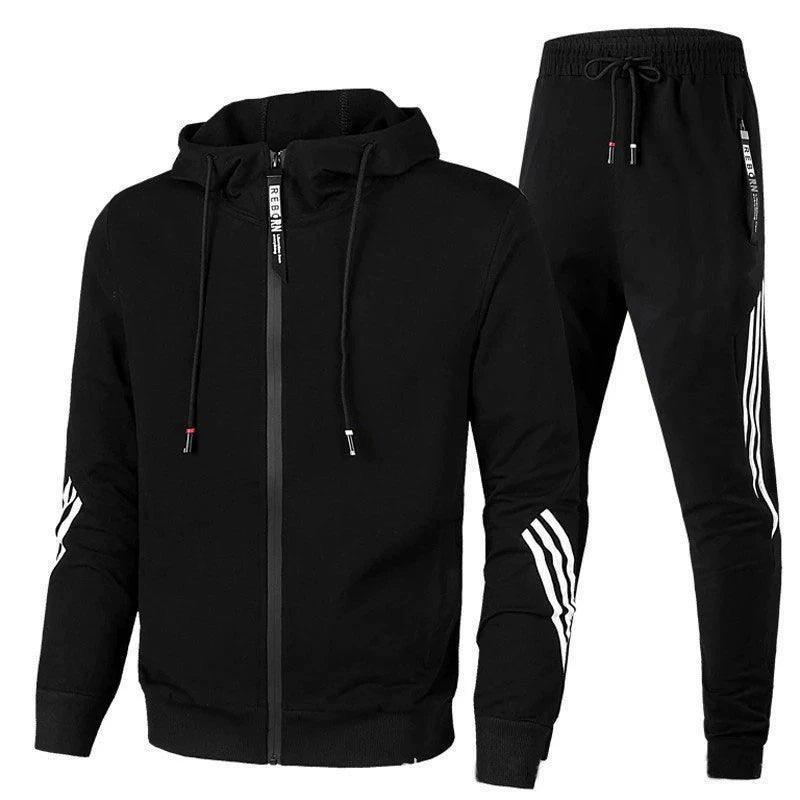 Men's Tracksuit Set – Hoodie, Jacket & Sweatpants Pants Set - ClubOn